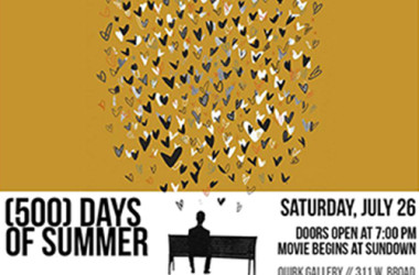 Lawn Chair Movie Series at Quirk Gallery - (500) Days of Summer