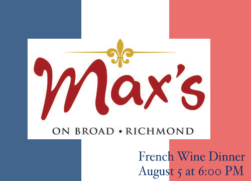 Max's on Broad French Wine Dinner