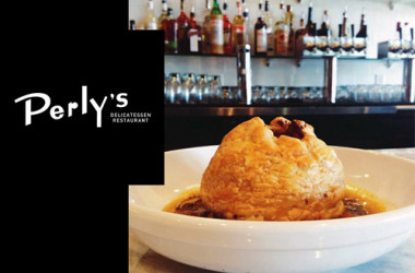 Photo of knish from Perly's restaurant