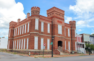 Leigh Street Armory in Jackson Ward 1895 2014 photo by Anthony Nesossis.