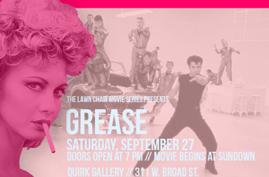 Quirk Gallery Lawn Chair Movie Series - Grease movie poster