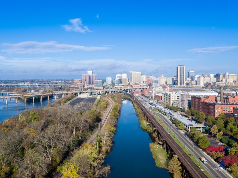 PHOTOS: A drone's-eye view of RVA in the fall