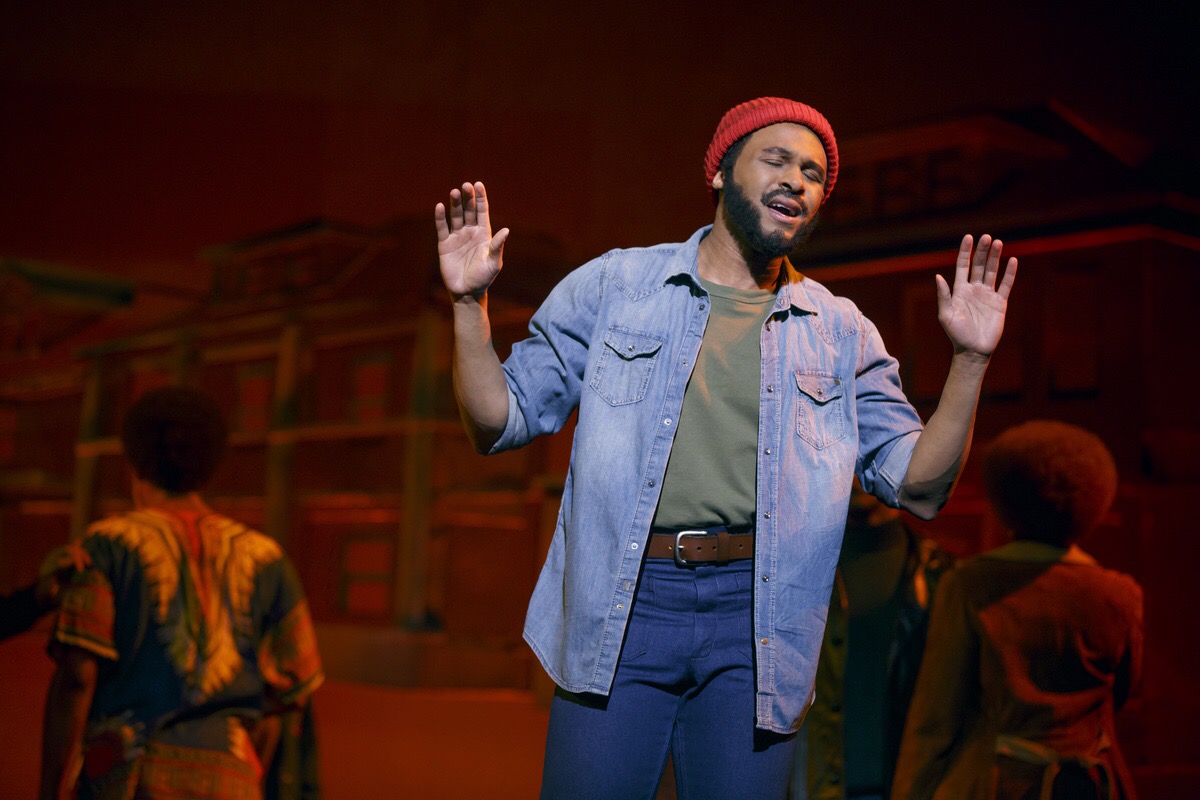 Jarran Muse as Marvin Gaye in _Motown: The Musical First National Tour, (c) Joan Marcus, 2014