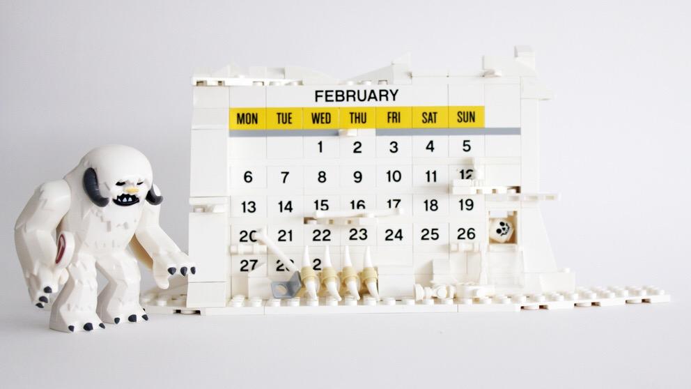 Lego calendar