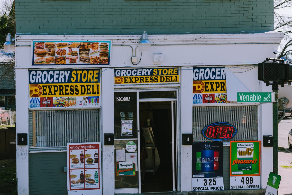 Grocery Store Express Deli, 2001 Venable Street