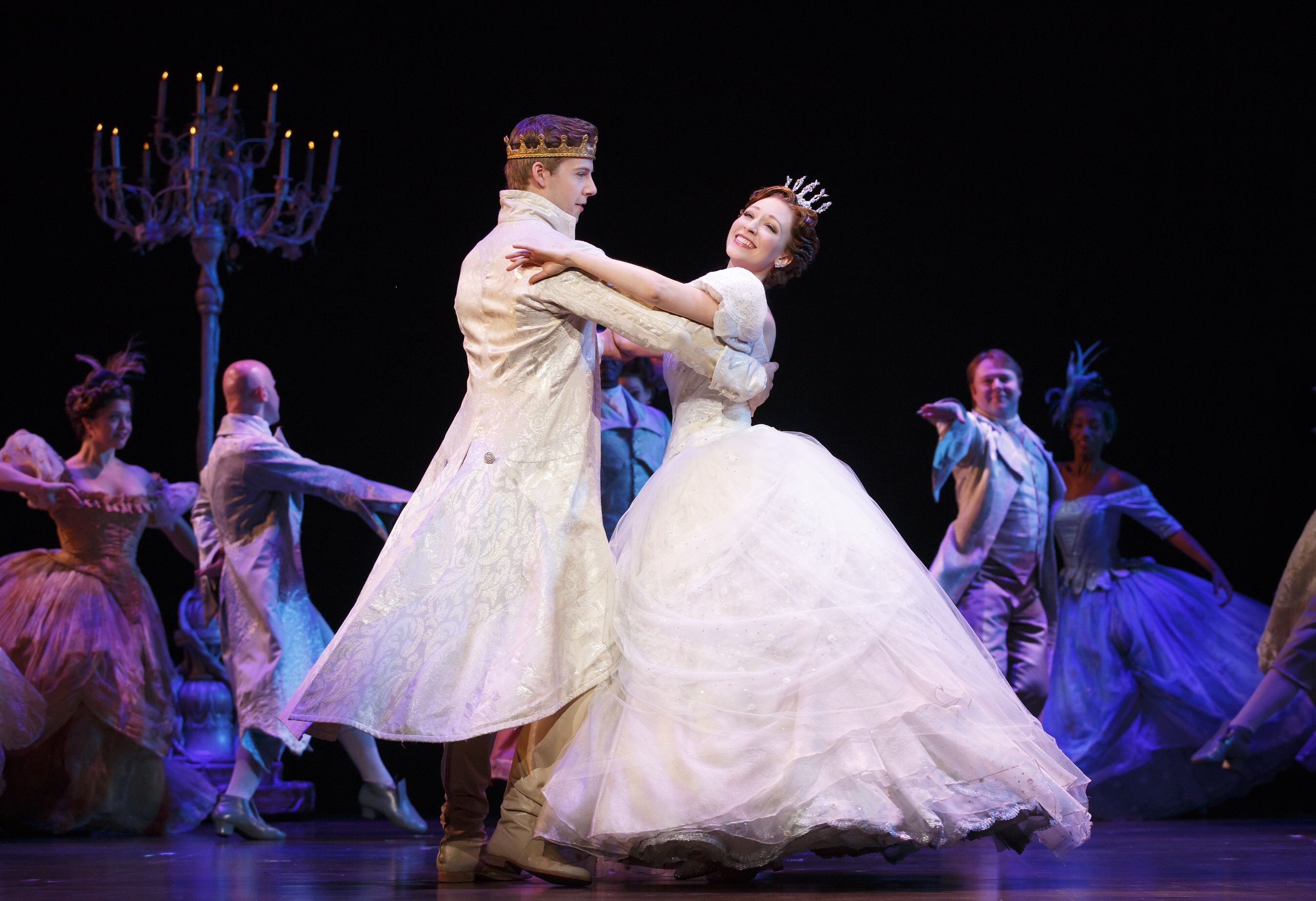 Rodgers & Hammerstein's Cinderella tour company. Photo by Carol Rosegg.