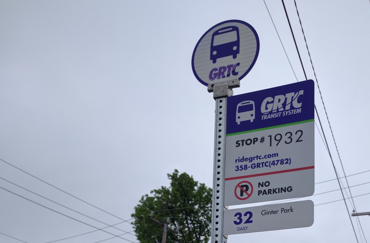 new bus sign